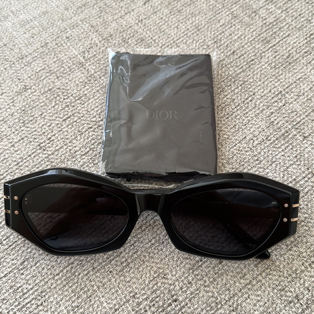 DIOR Black Butterfly Sunglasses